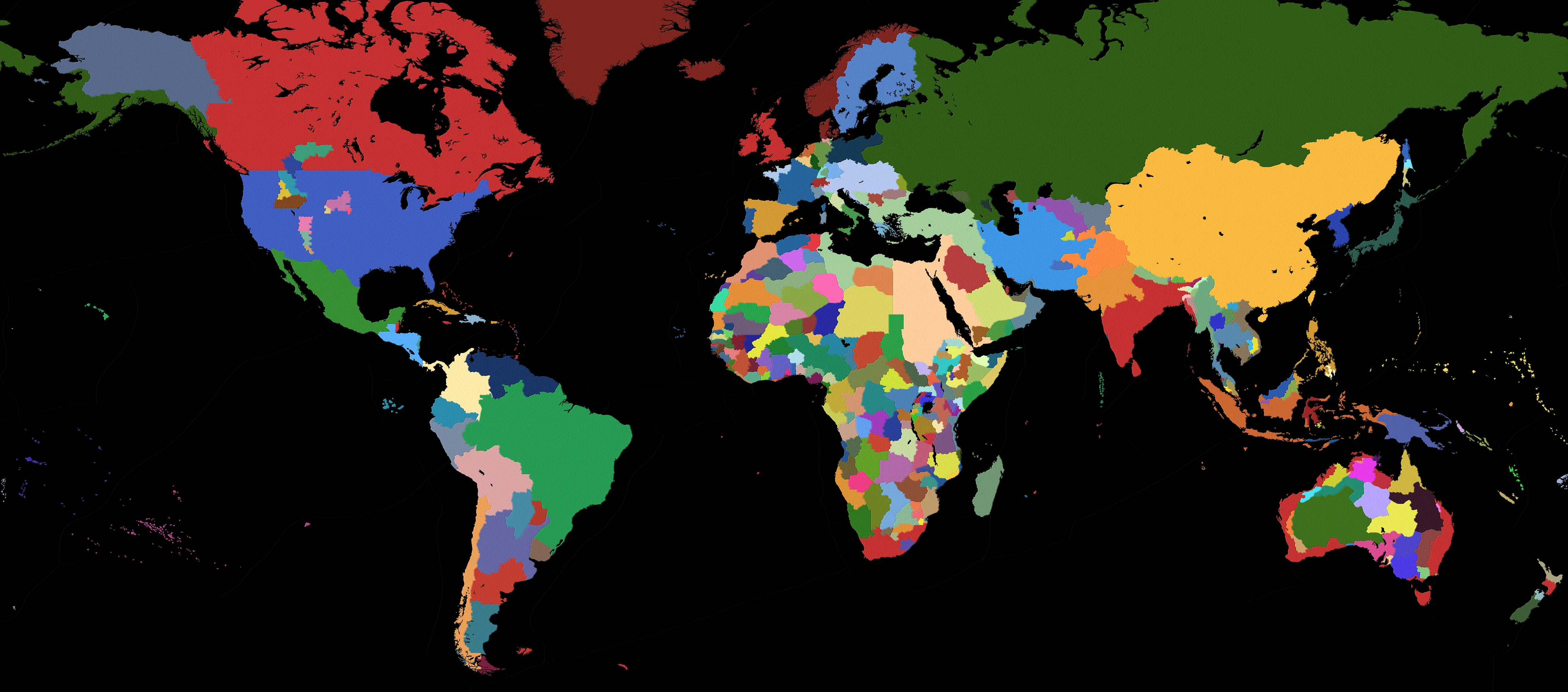 1846 World Map